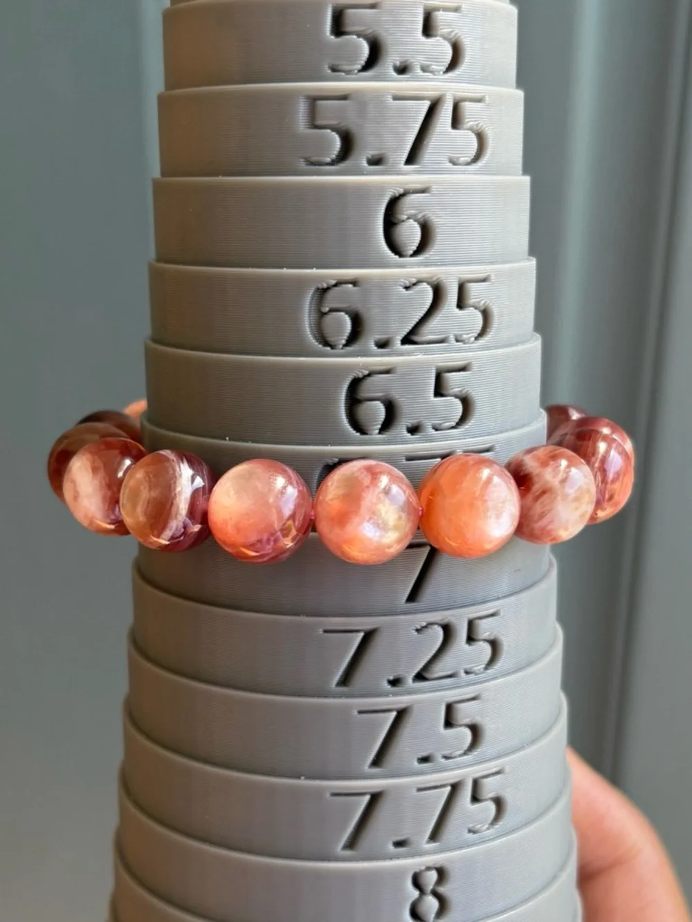 HQ Pink Lepidolite Crystal Bracelet 12mm - Picture 7 of 7